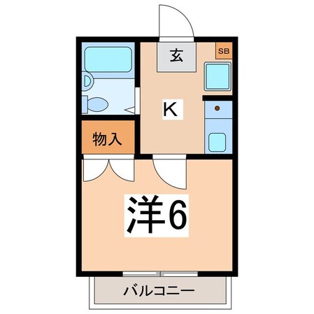 エムテス高畑の物件間取画像